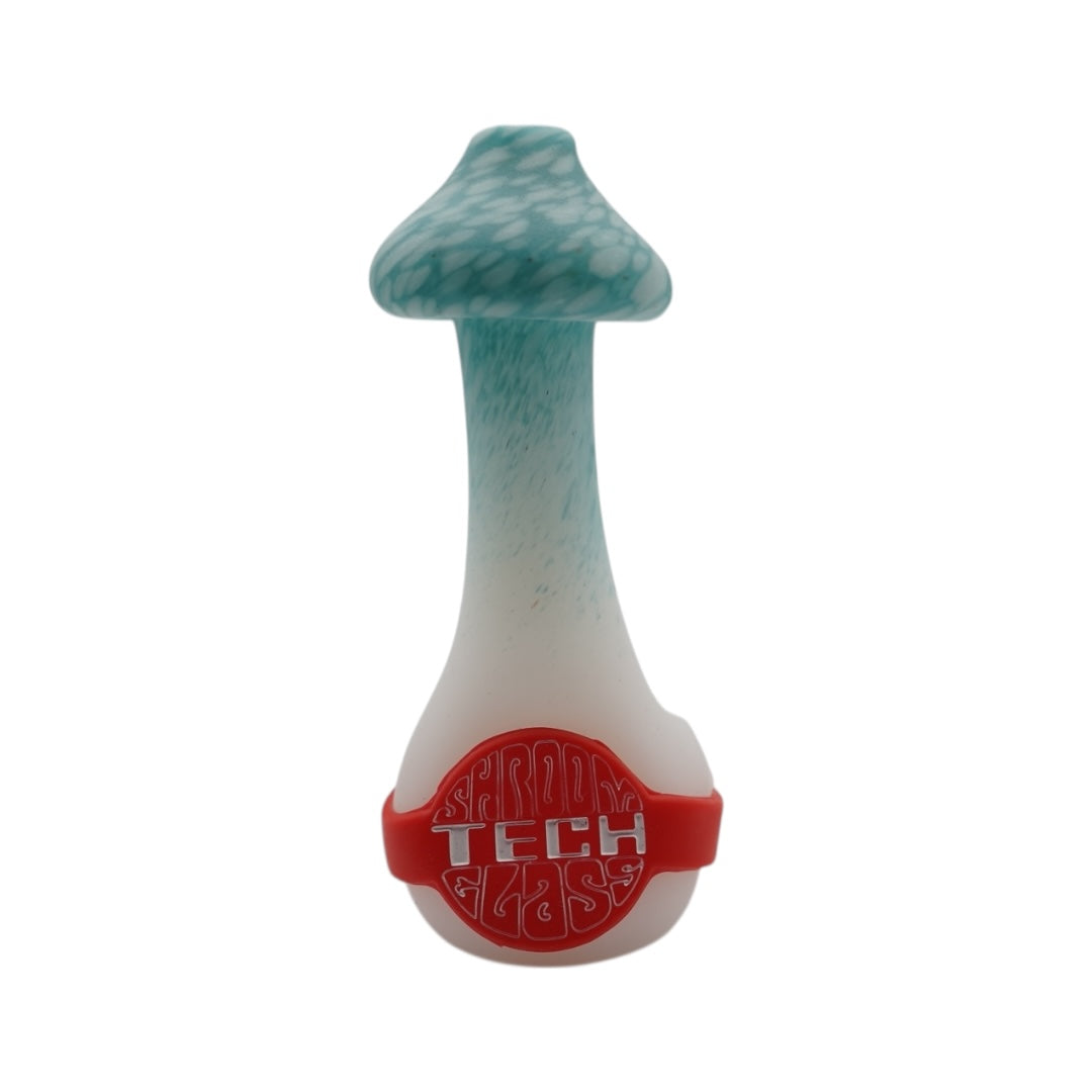 Stone Tech Glass Mushroom Hand Pipe