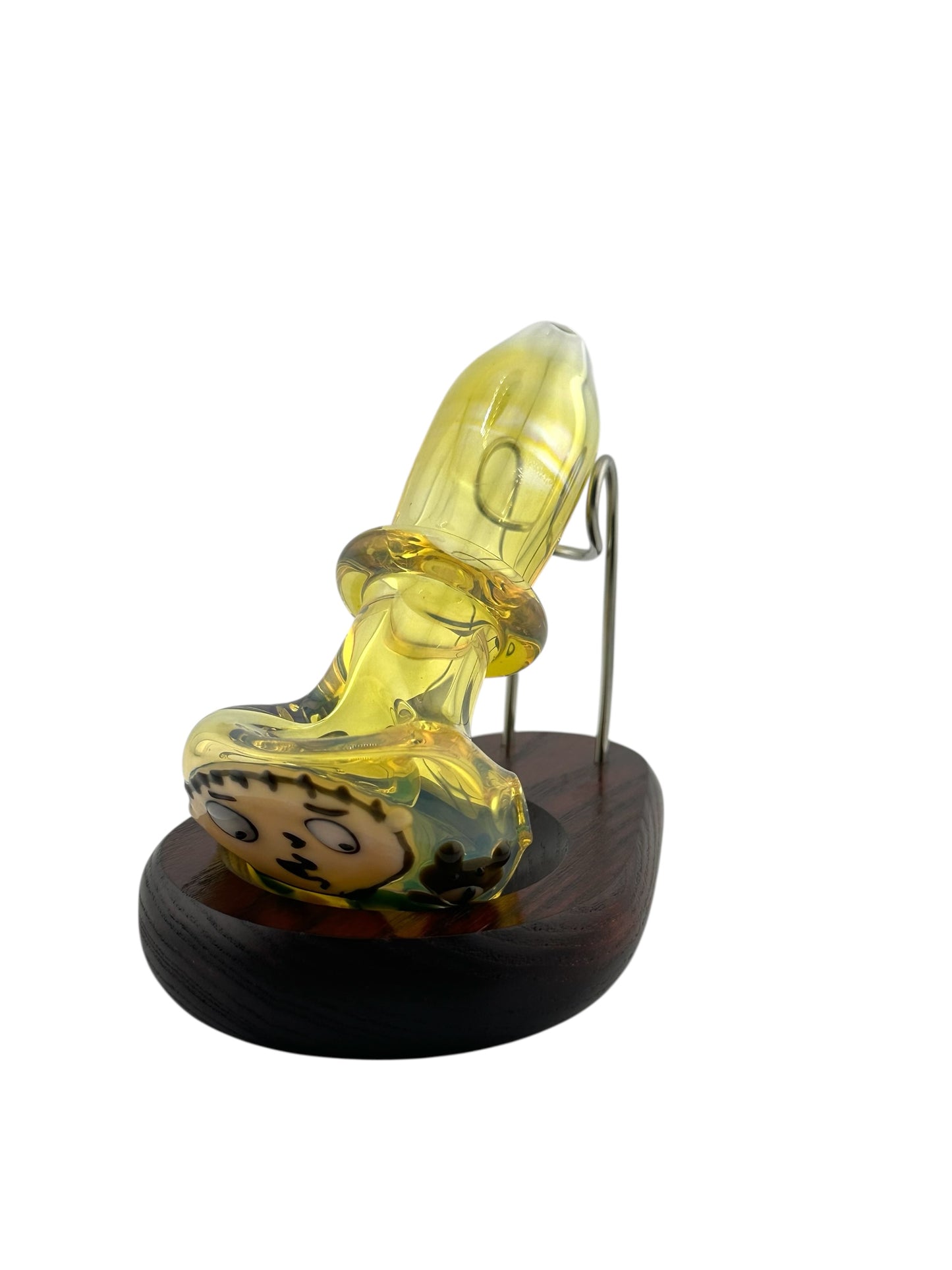 Waynes Glass Hand Pipe Fumed