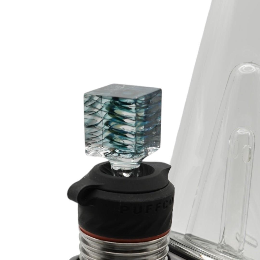 Gem Cup Glass Puffco Faceted Cube Joystick