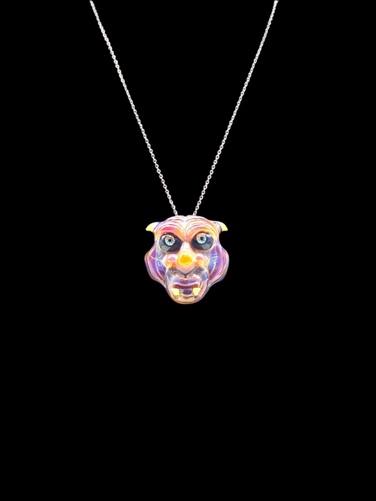 Kaleb folk Glass Pendant