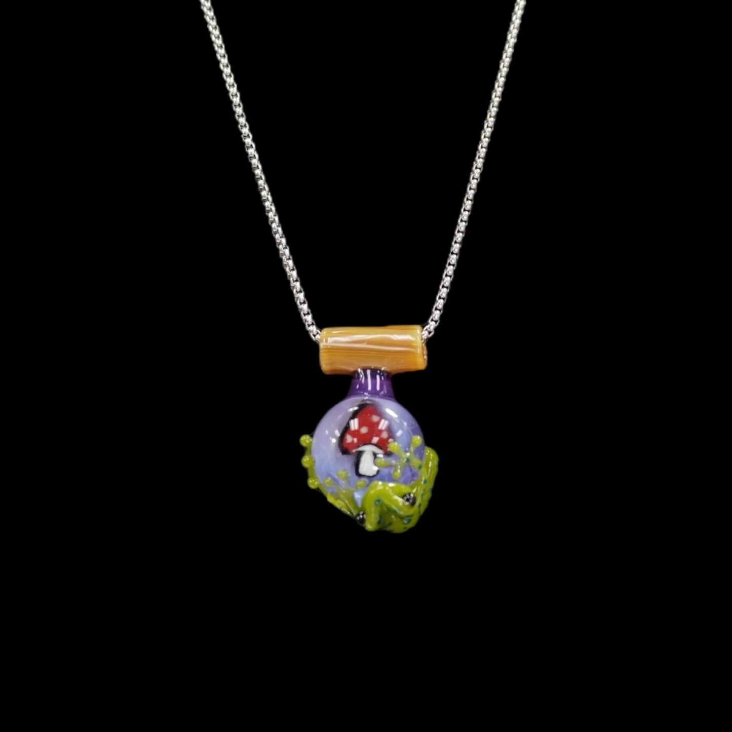 Stoney Chicken Frog Pendant