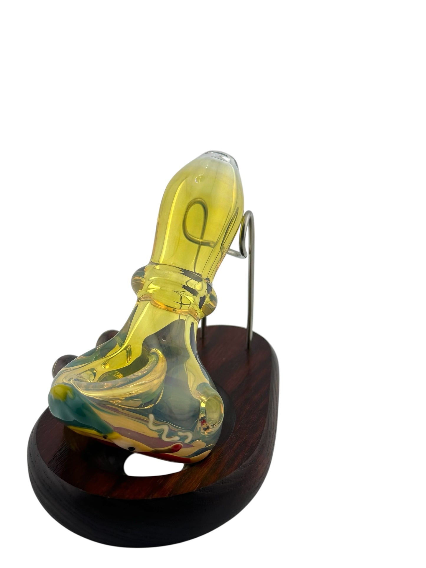 Waynes Glass Hand Pipe Fumed