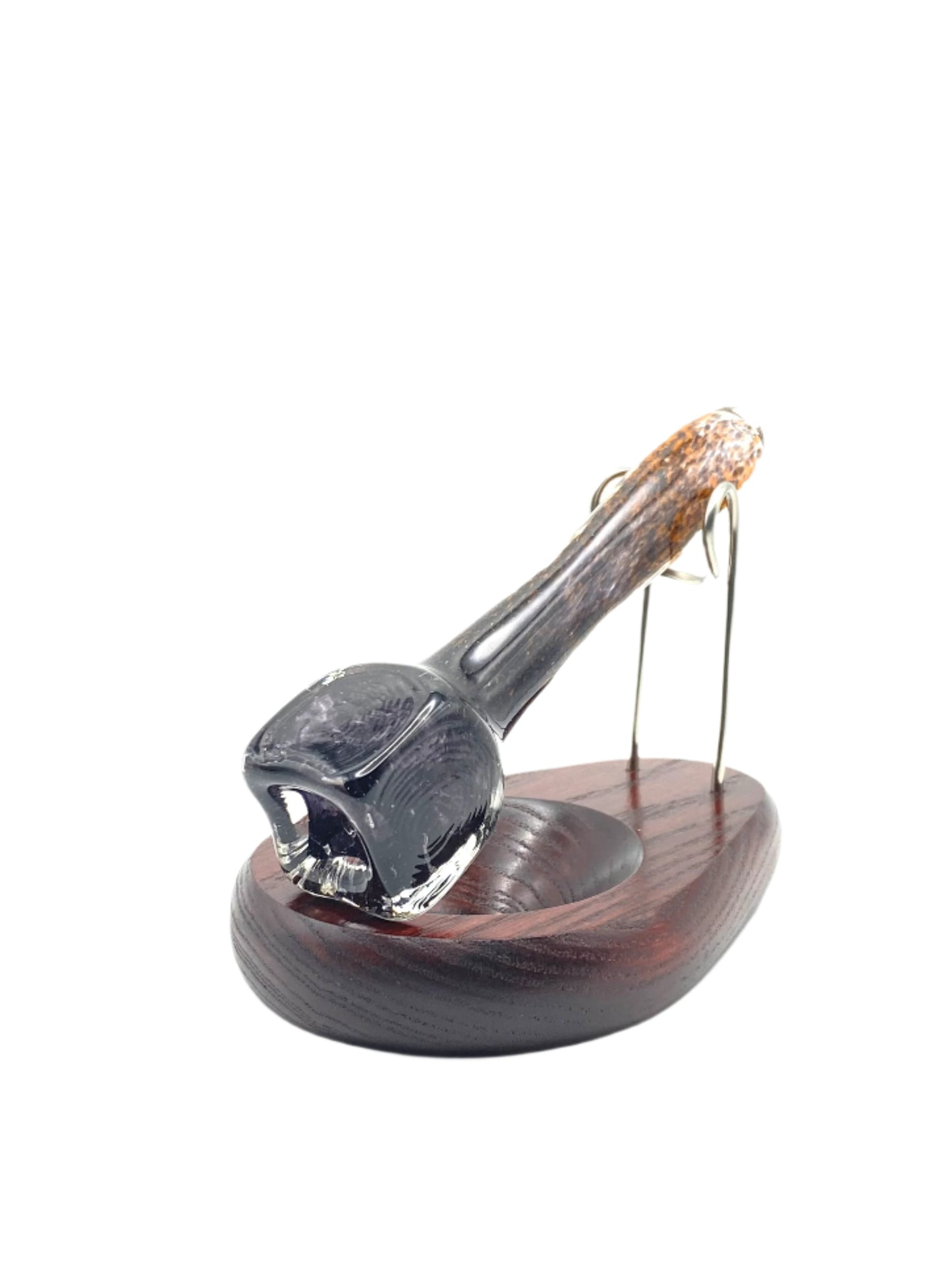 Block Head Glass Chillum