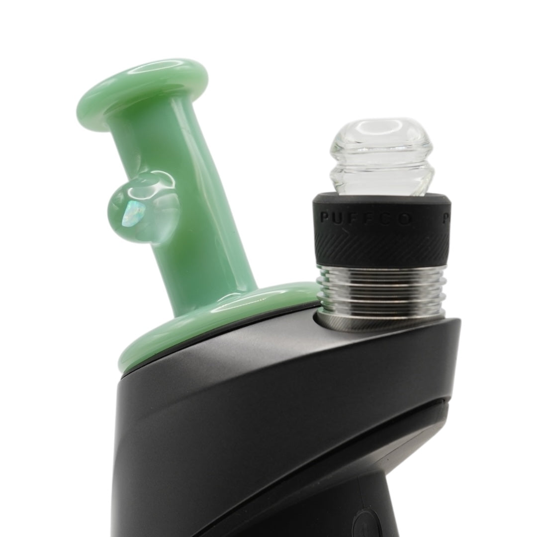 One Trick Pony Colored Dry Puffco Attachment with Spinner Cap