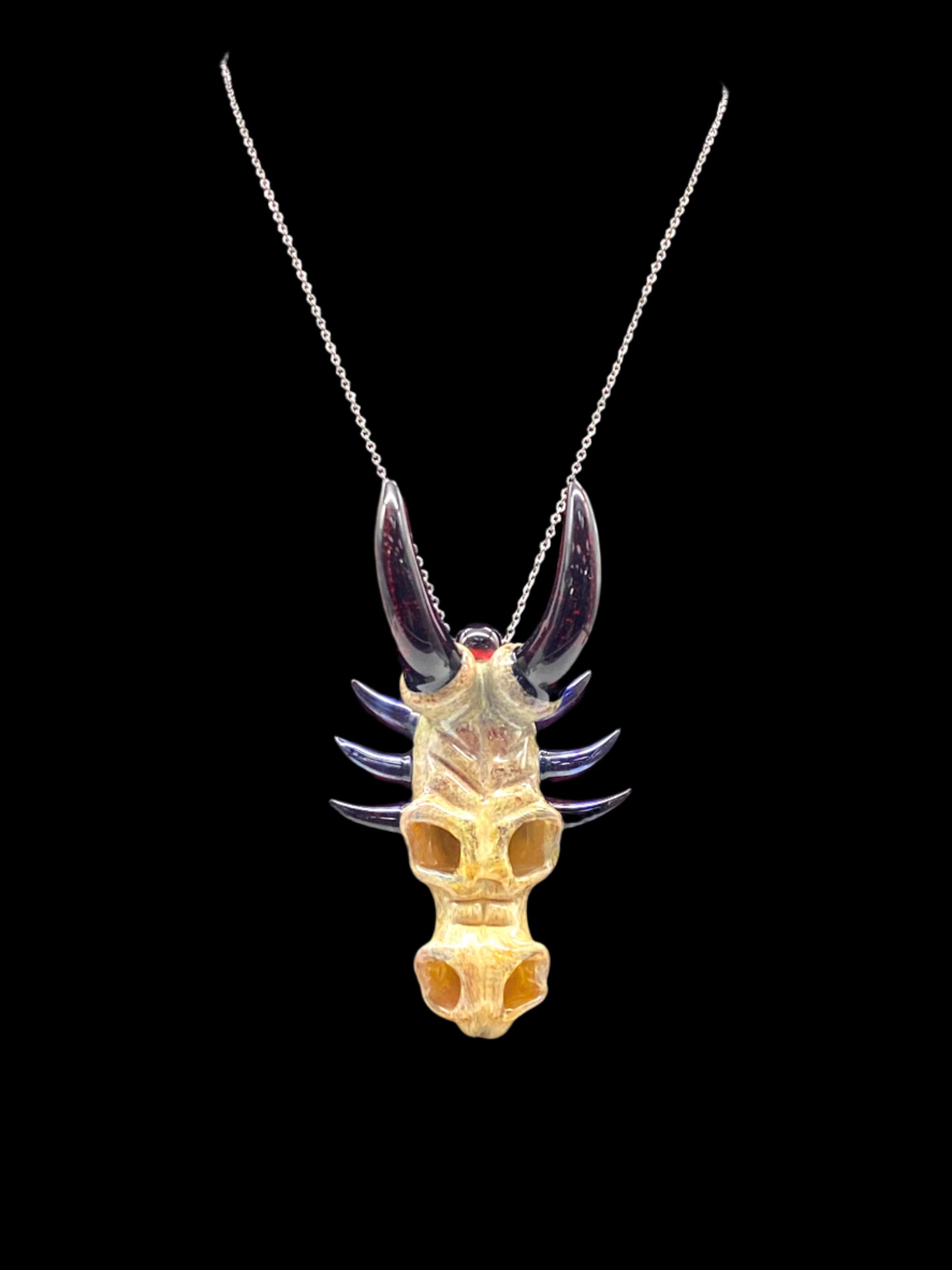 Hic Dogg Dragon Skull Pendant