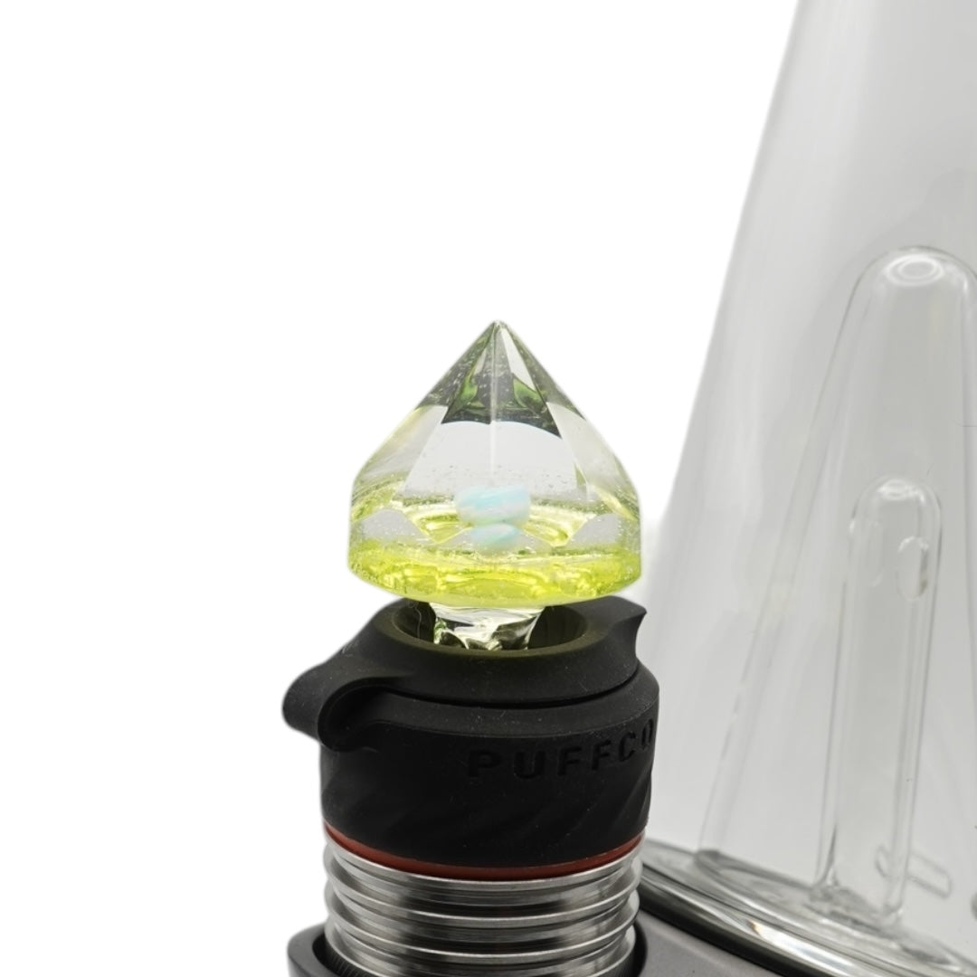 Gem Cup Glass Puffco Fully Faceted Joystick