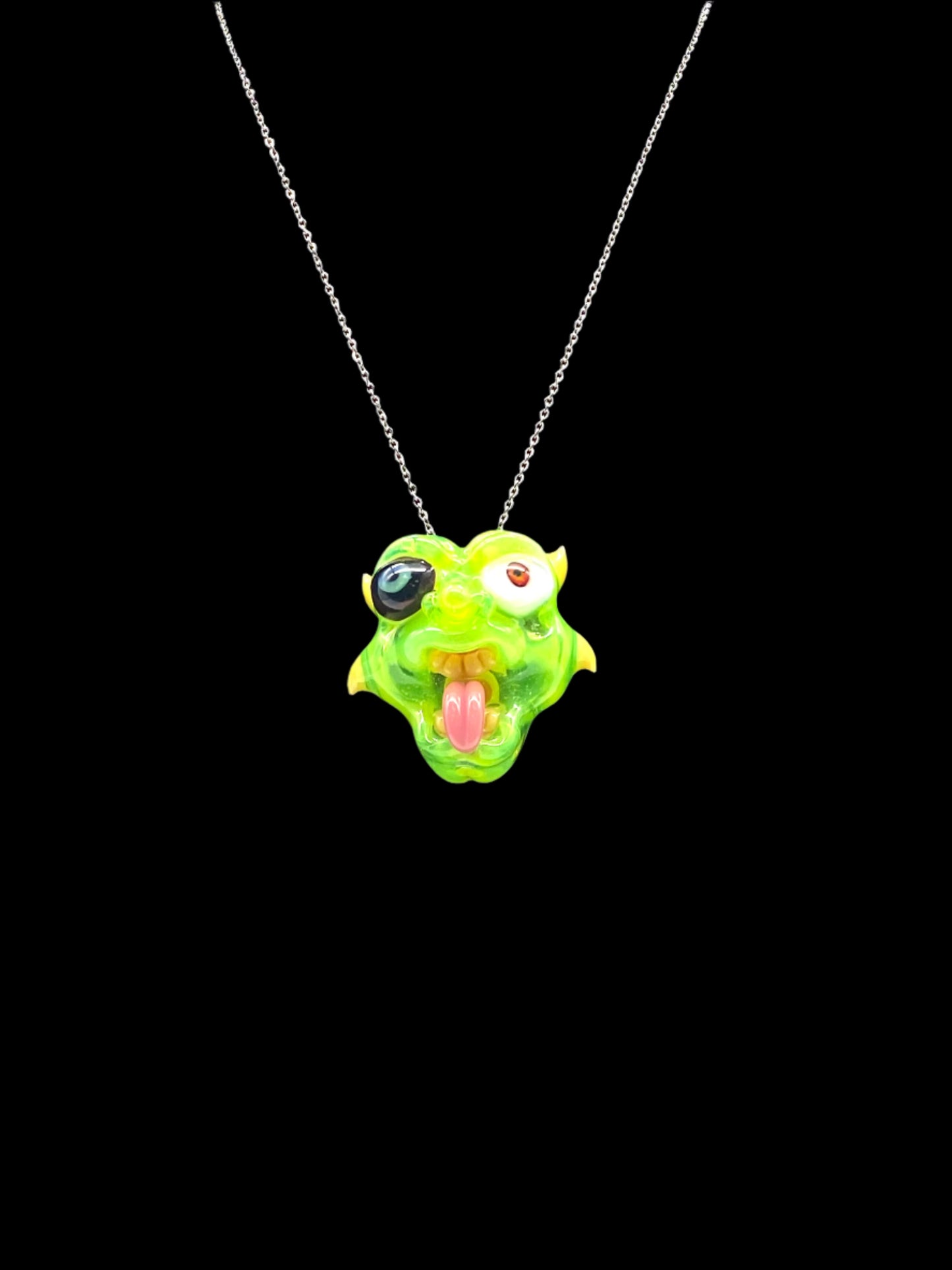 Kaleb folk Glass Pendant