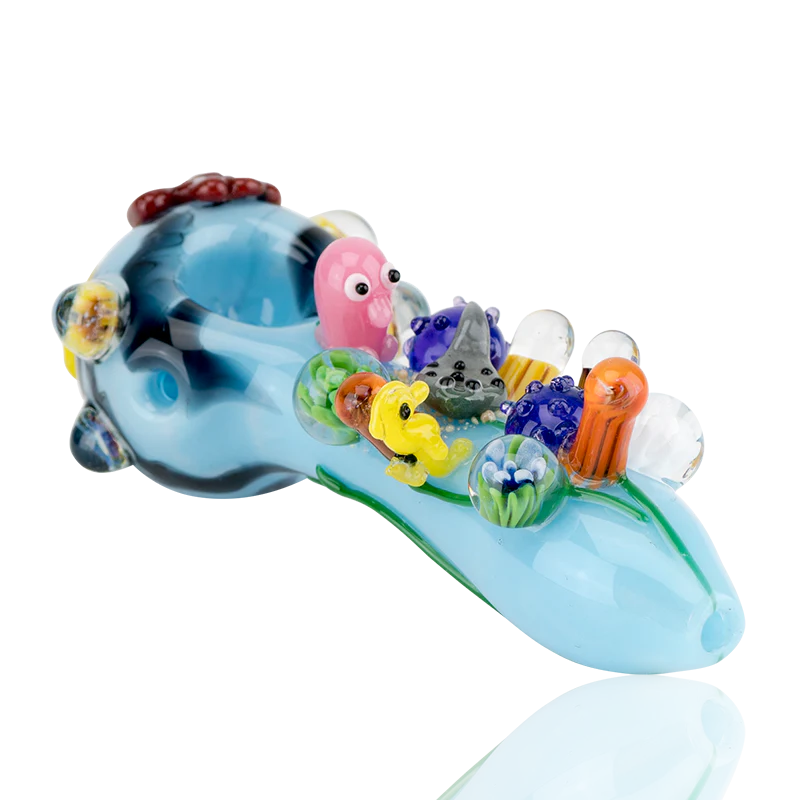 Empire Glassworks Great Barrier Reef Hand Pipe
