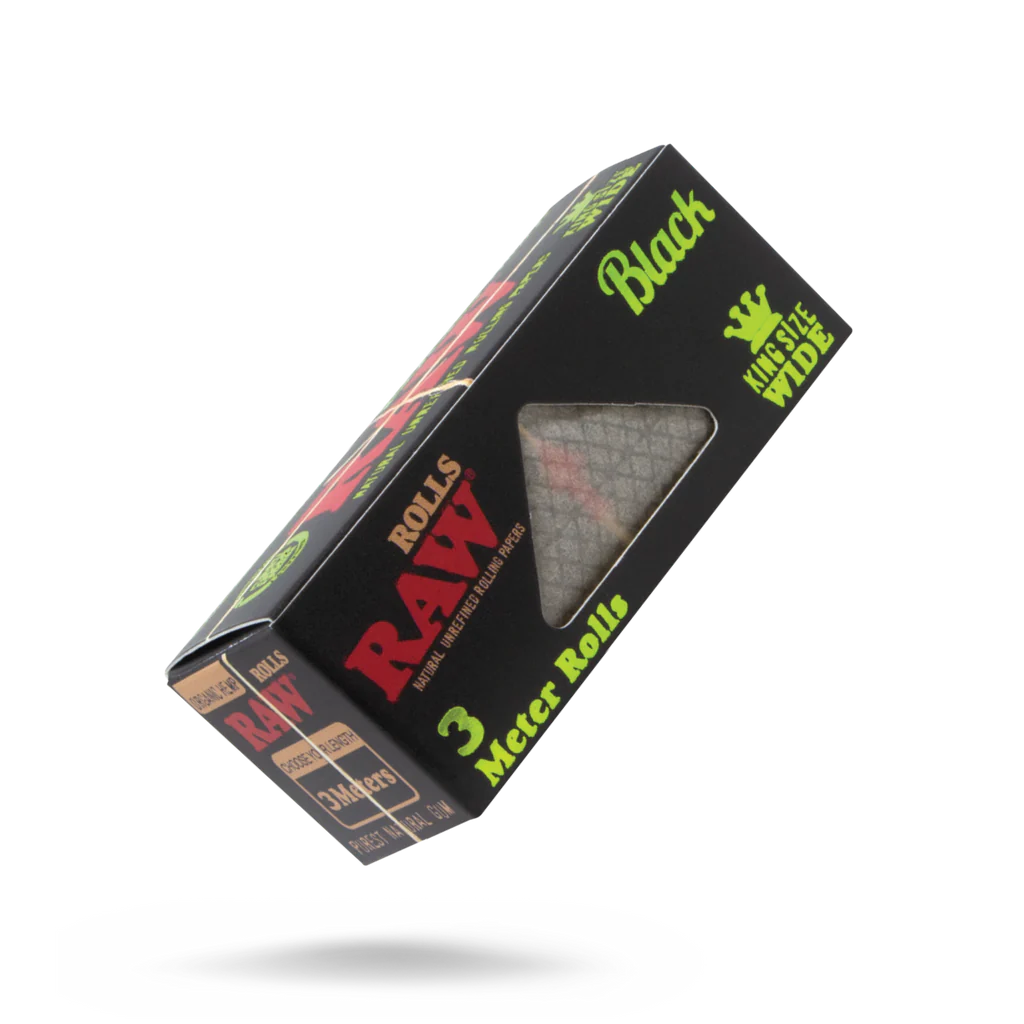 Raw Roll Black Organic Hemp King Size