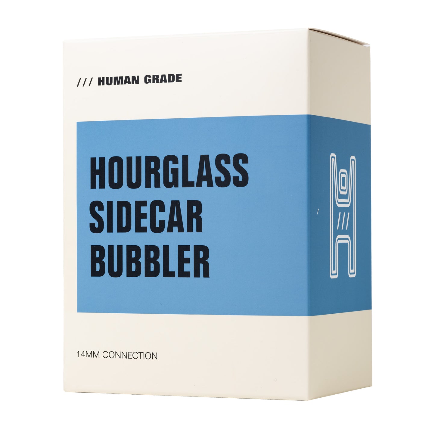 Human Grade Hourglass Sidecar Bubbler