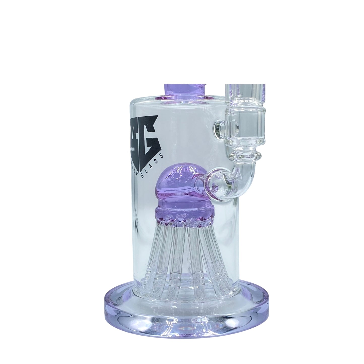 Shelby Glass Skull Bong 13"