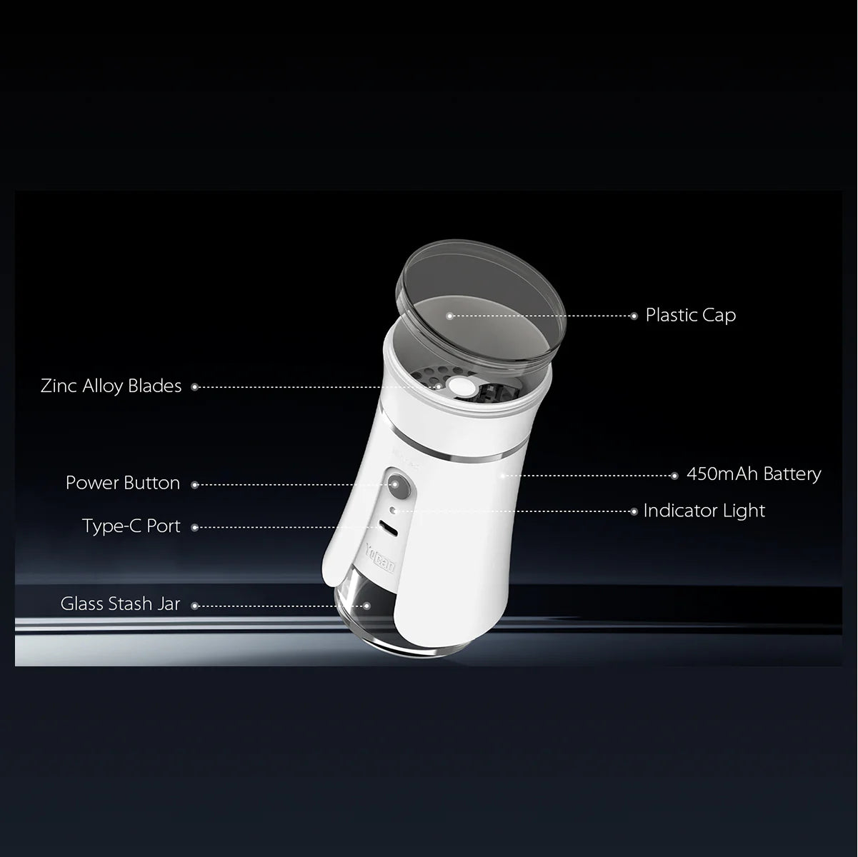 Yocan iShred Electric Smart Grinder