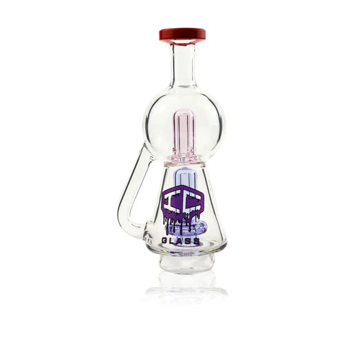 IC Glass Dual Perk Recycler Carta Attachment