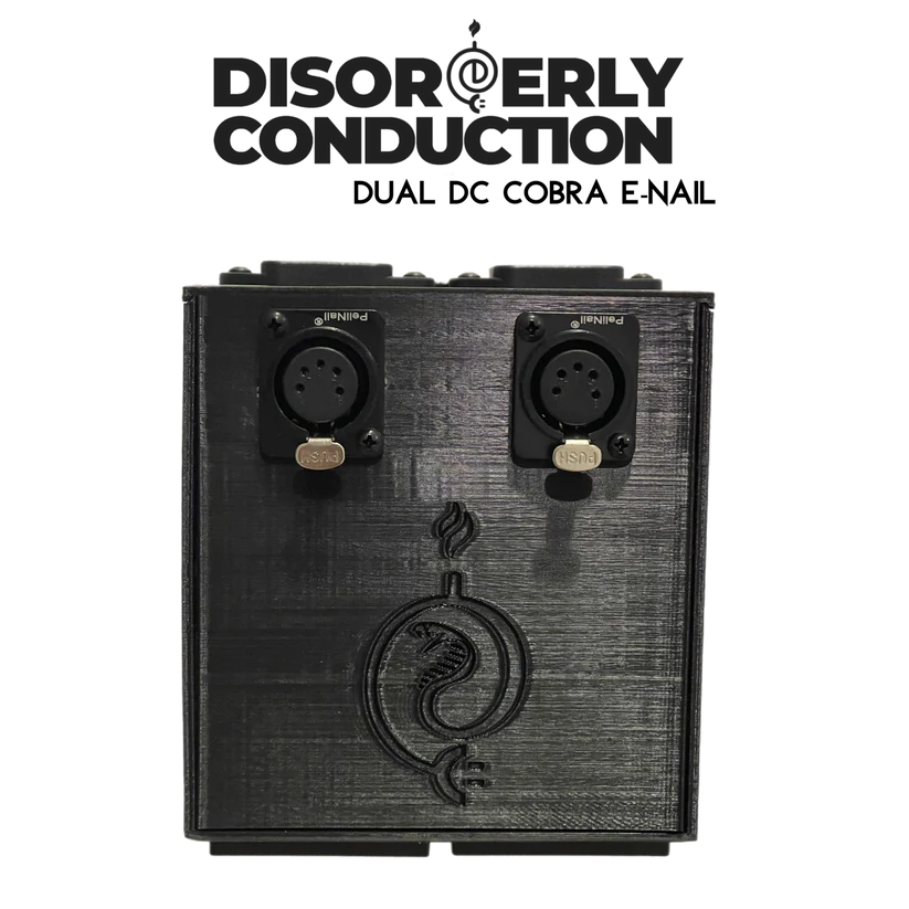 Disorderly Conduction Dual Cobra 3D Printed E-Nail
