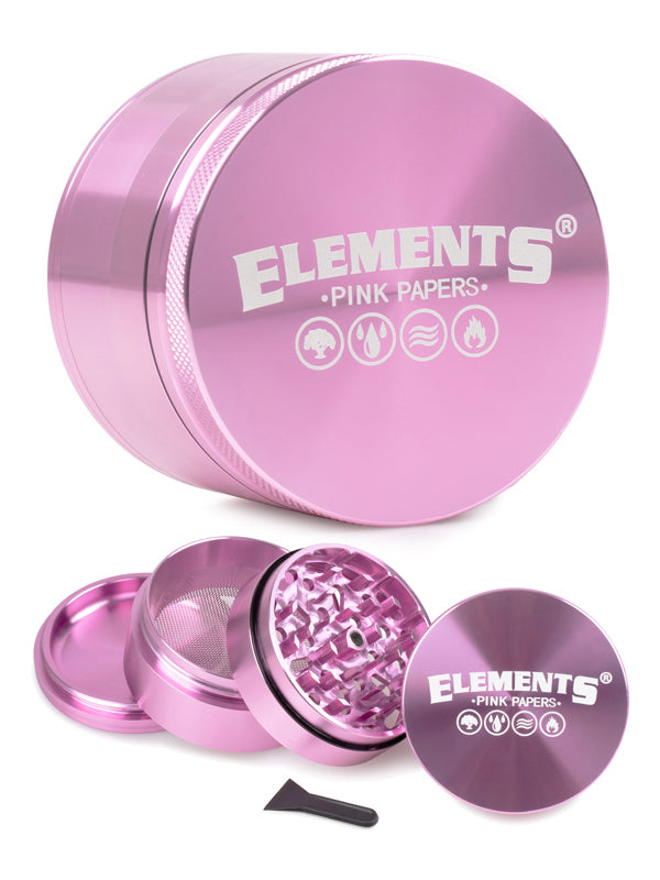 Elements Pink Papers 4pc Grinder