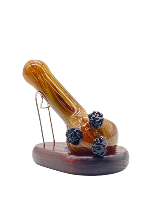 Stoney Chicken Woodgrain Hand Pipe