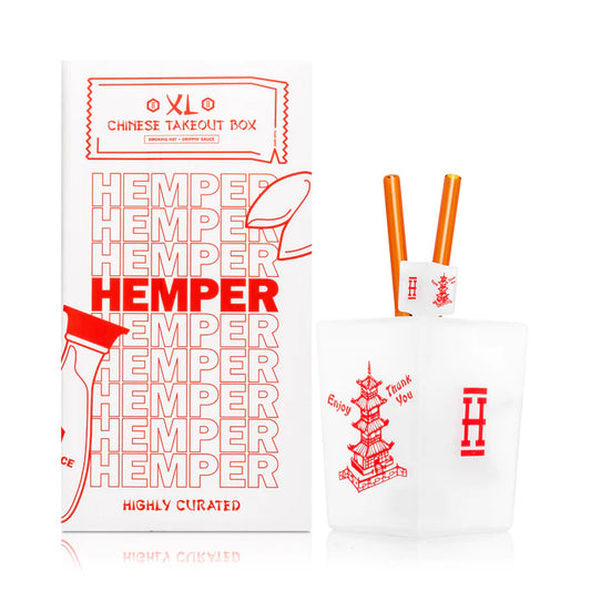 Hemper Chinese Takeout XL Bong (Sandblasted)
