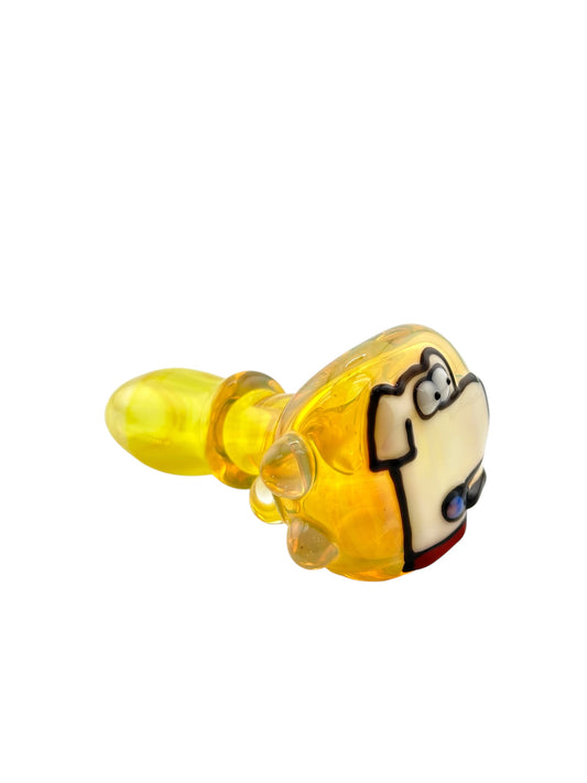 Waynes Glass Hand Pipe Fumed
