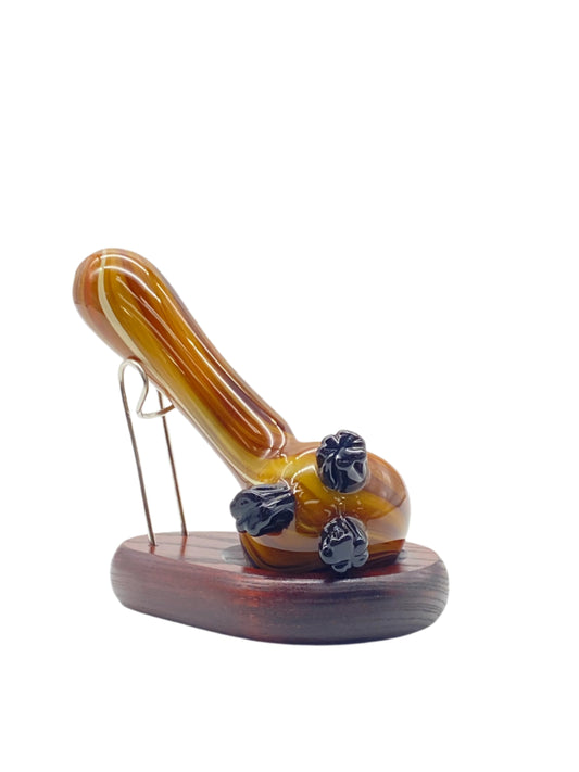 Stoney Chicken Woodgrain Hand Pipe