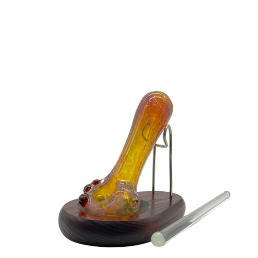 Twisted Boro Glass Hash Hand Pipe