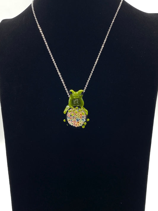 Stoney Chicken Frog Pendant