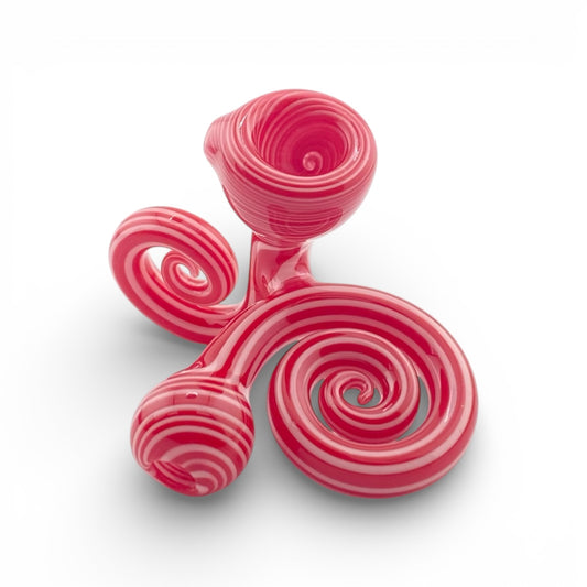 Jem Glass Curly Hand Pipe