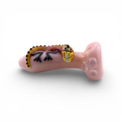 Waynes Glass Lizard Hand Pipe