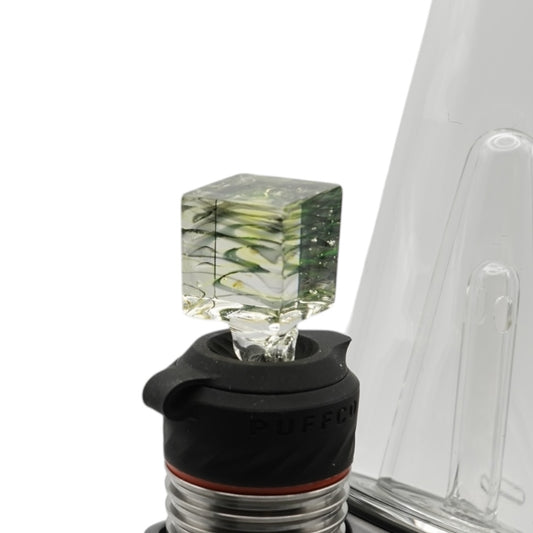 Gem Cup Glass Puffco Faceted Cube Joystick