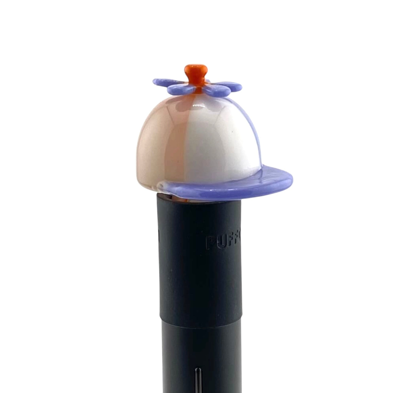 Waffle Glass Spinner Hat Pivot Mouthpiece