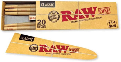 Raw Classic Cones 1 1/4 Size