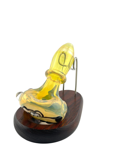 Waynes Glass Hand Pipe Fumed