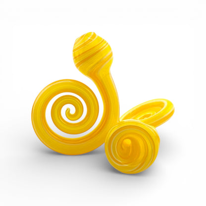 Jem Glass Curly Hand Pipe