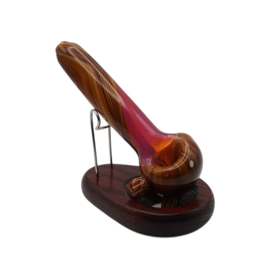 Stoney Chicken Woodgrain Hand Pipe