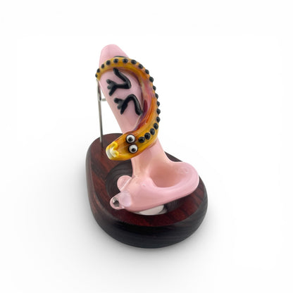 Waynes Glass Lizard Hand Pipe