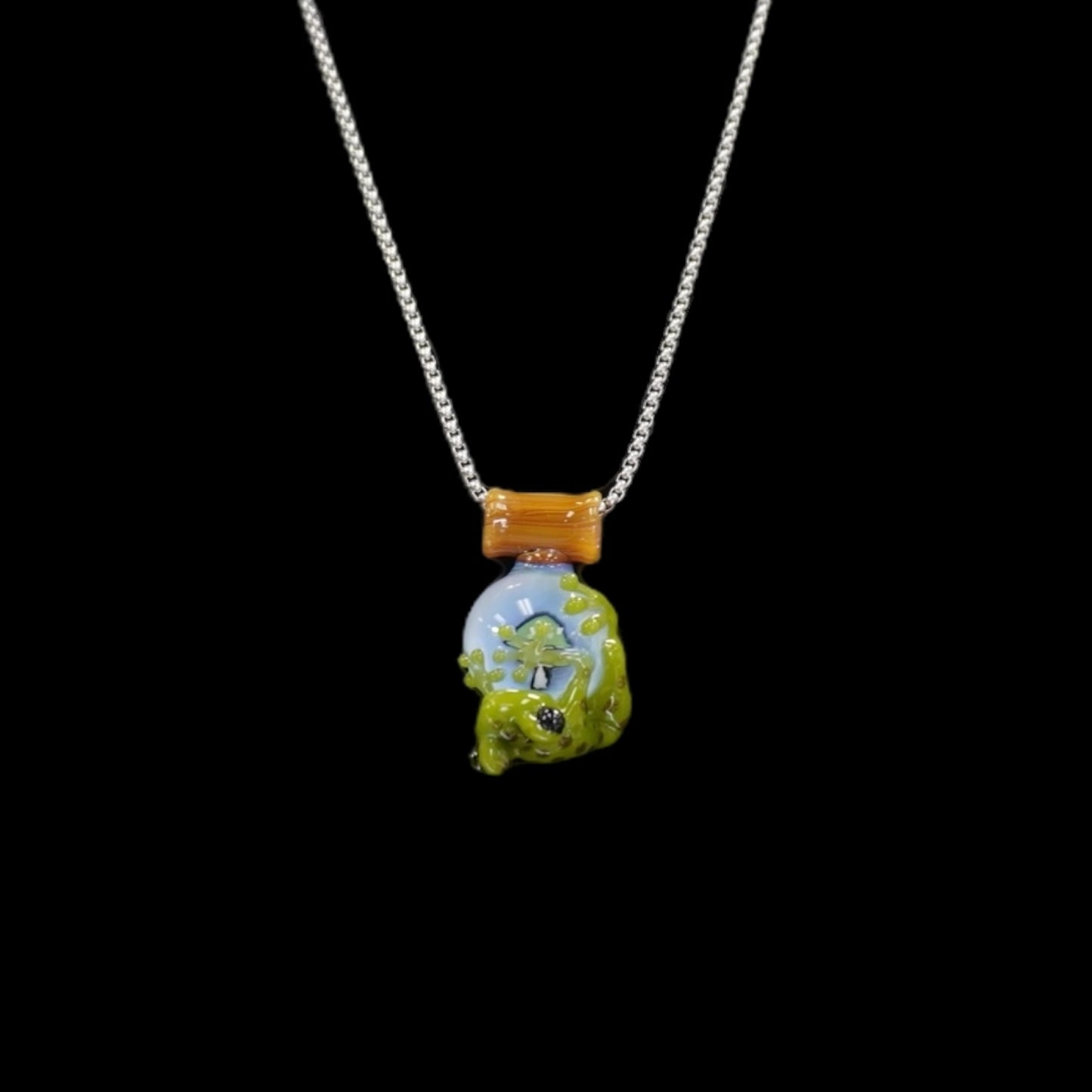 Stoney Chicken Frog Pendant