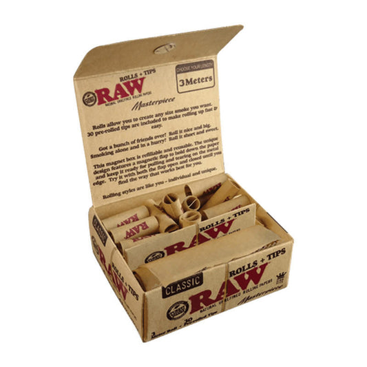 Raw Masterpiece King Size Roll & Tips