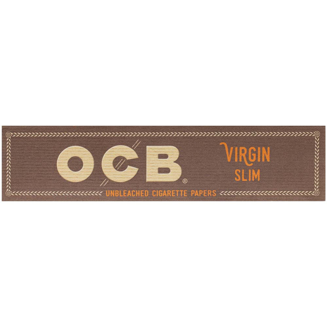 OCB Virgin Slim Unbleached Papers