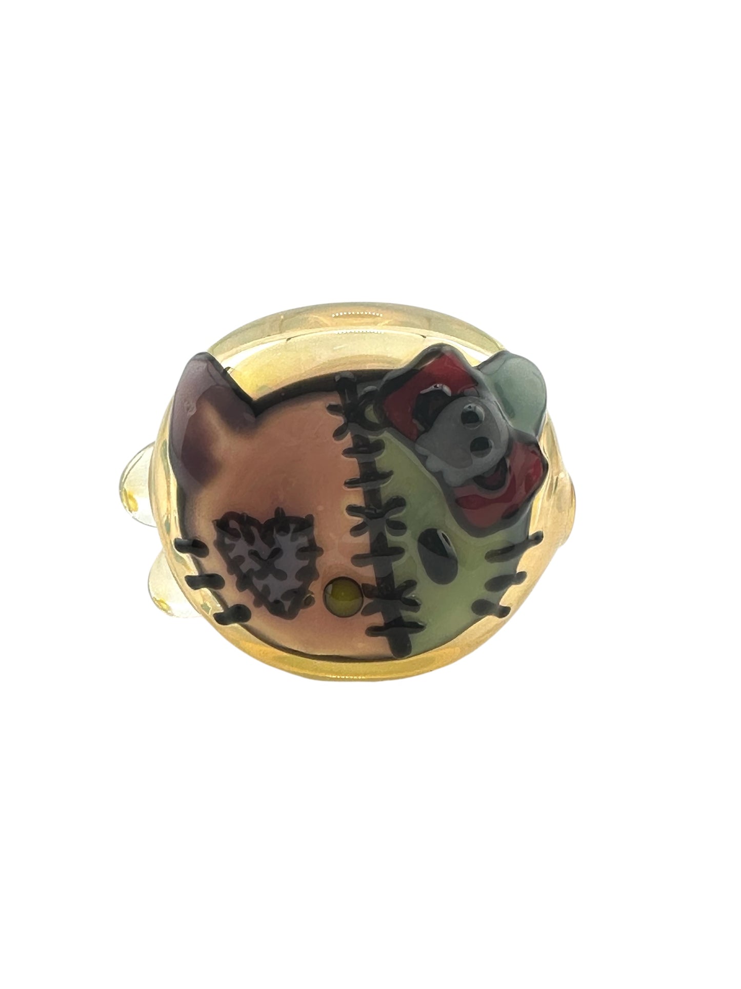 Waynes Glass Hand Pipe Fumed