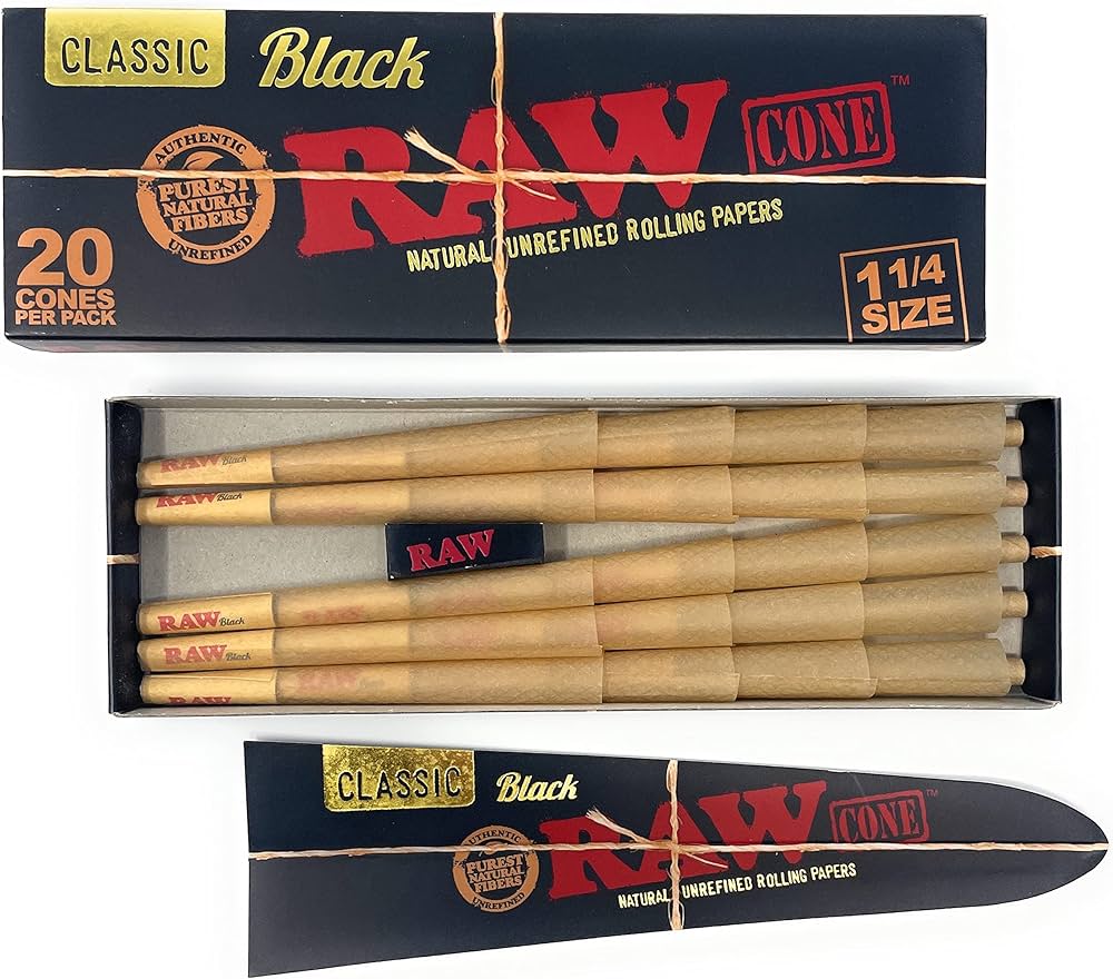 Raw Classic Black Cones