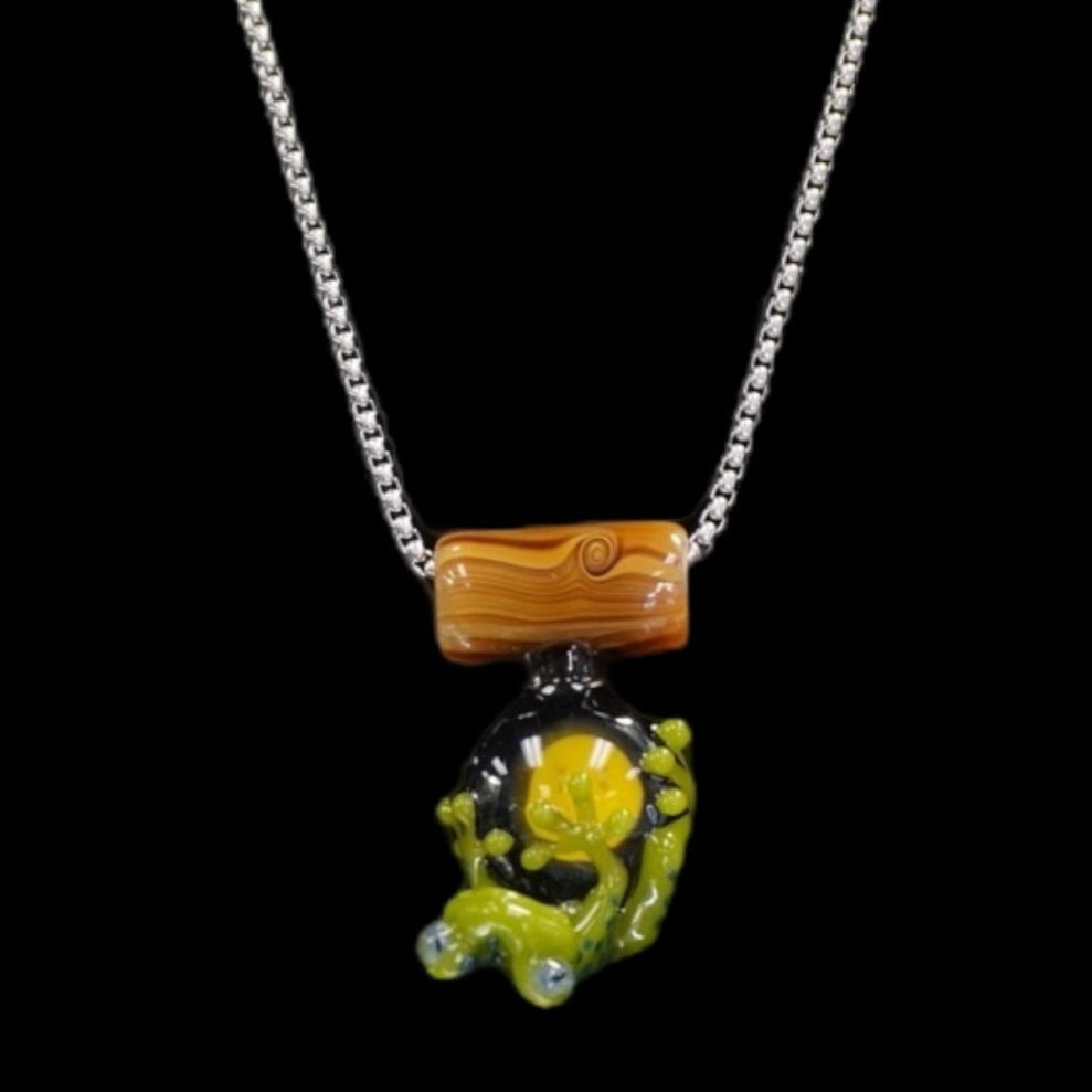 Stoney Chicken Frog Pendant