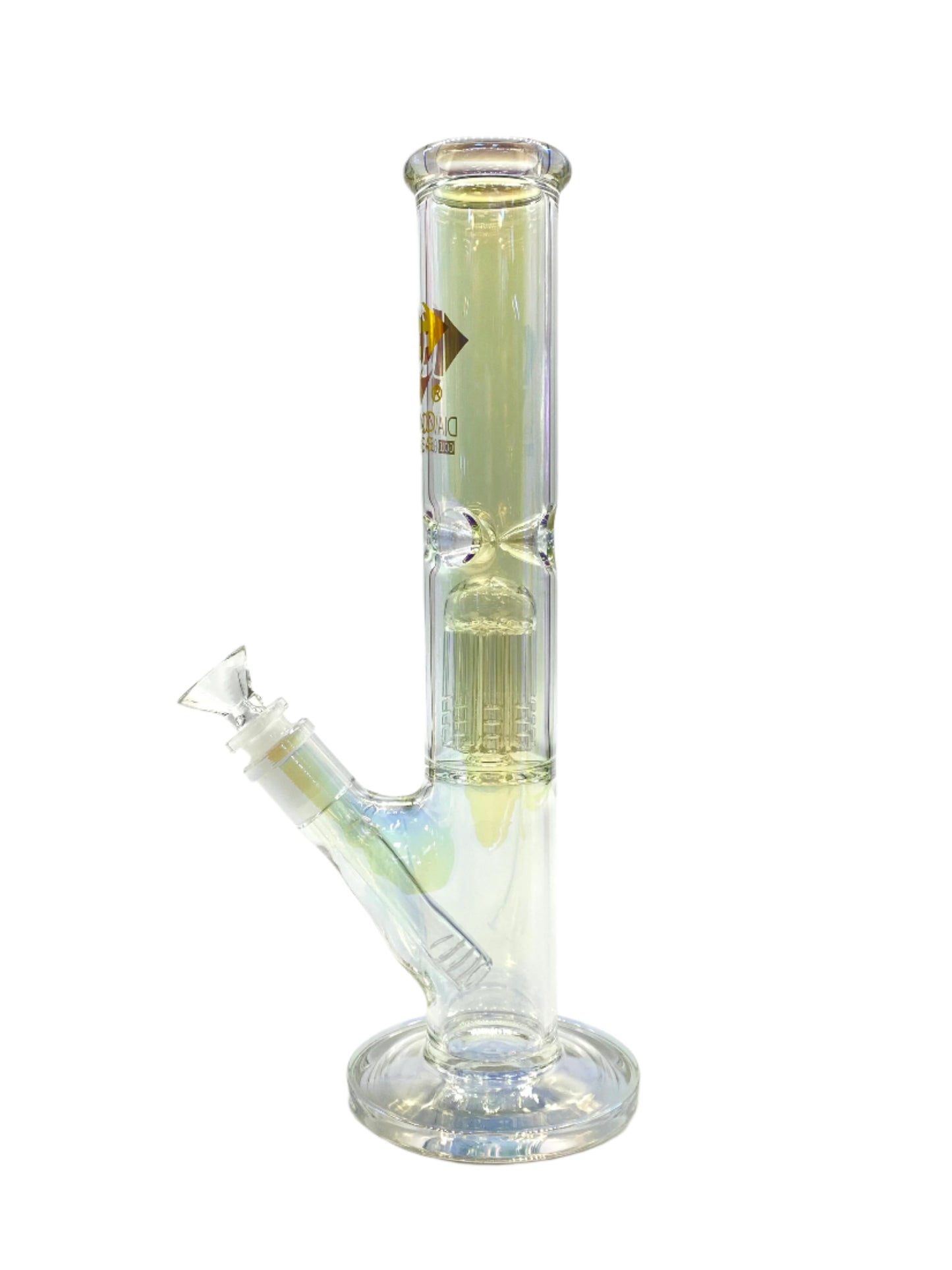 Diamond Glass Single Perk Straight Tube