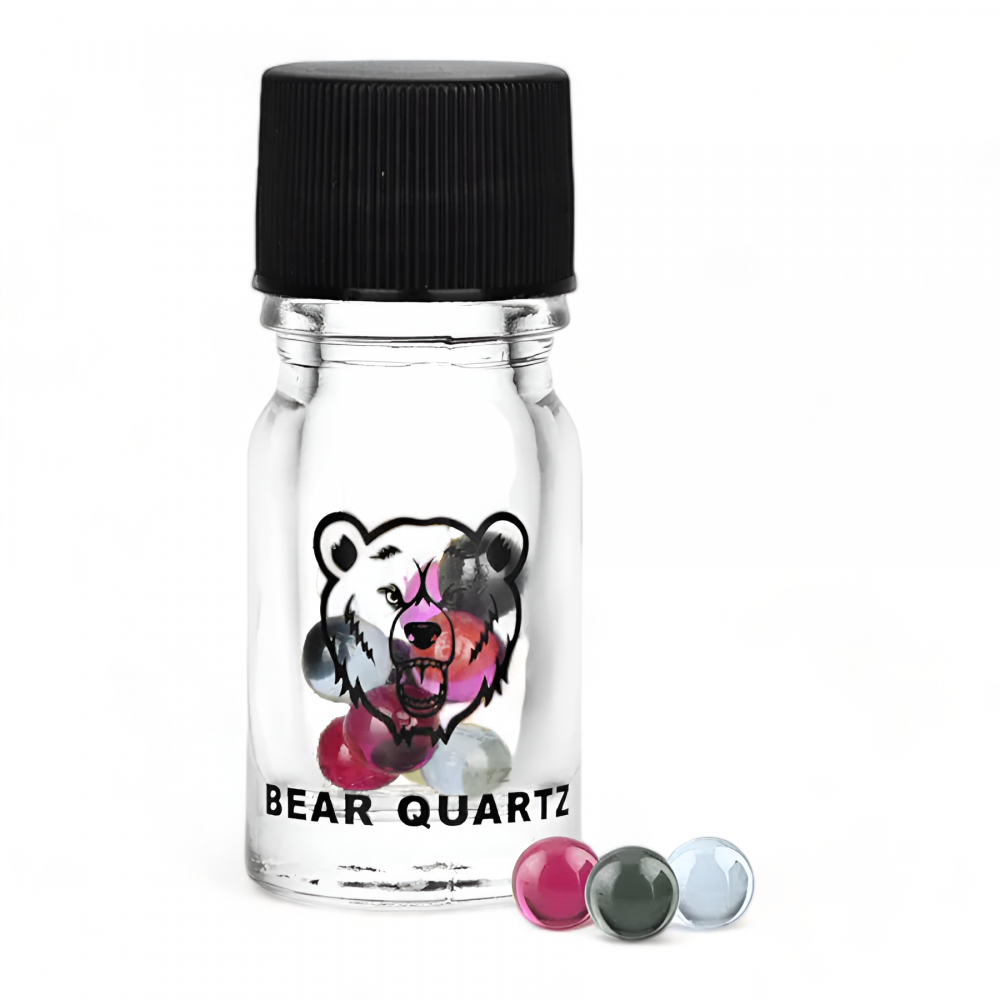 Bear Quartz 6mm Pearls Jar