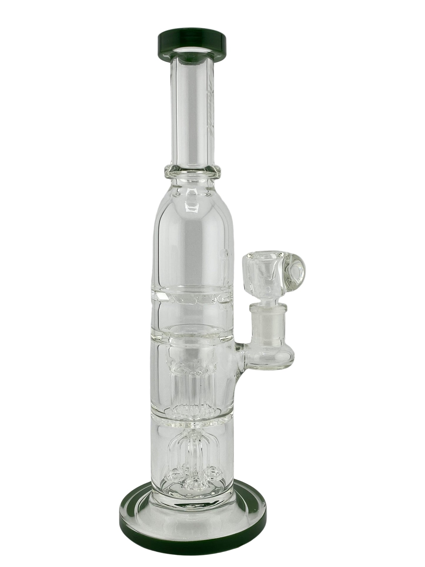 Monark Glass Triple Perk Tube