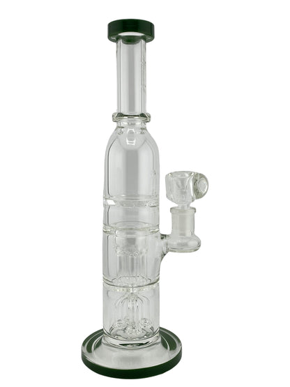 Monark Glass Triple Perk Tube