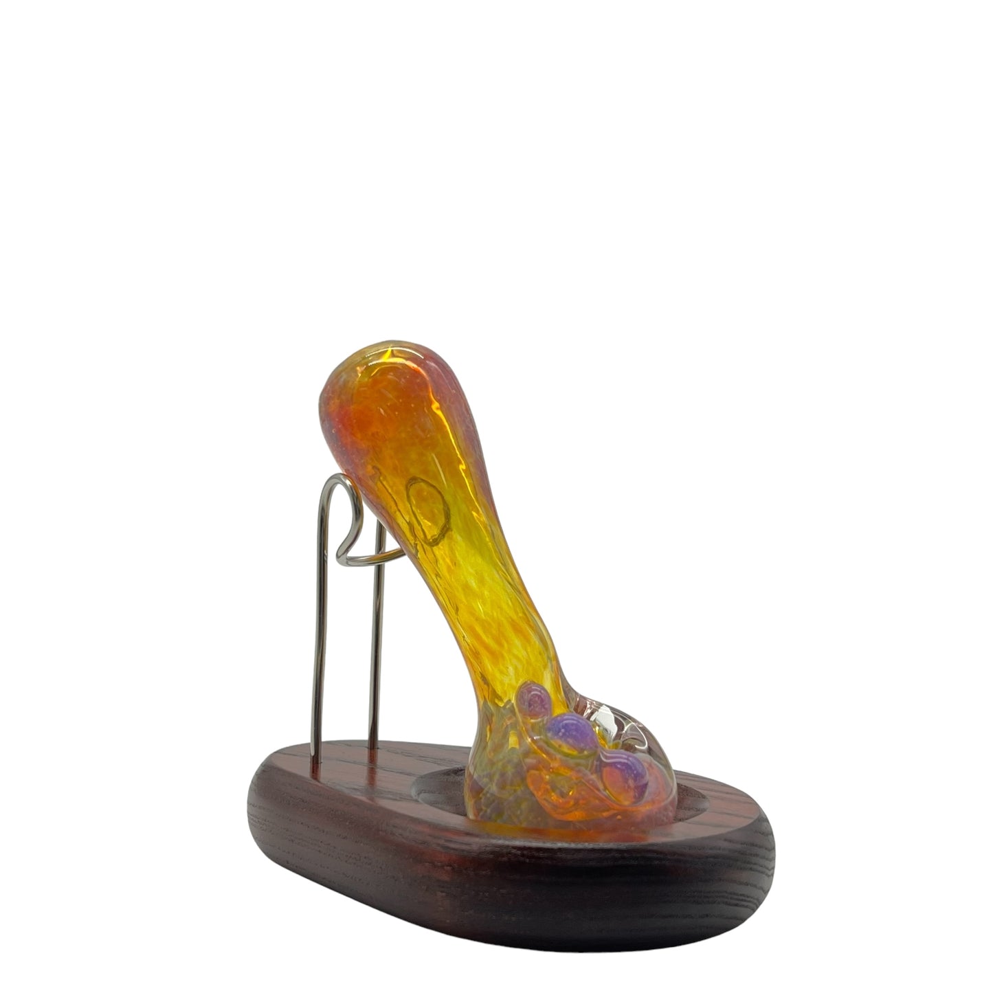 Twisted Boro Glass Hash Hand Pipe