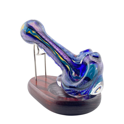 Carsten Glass 2 Strip Dichro Hand Pipe