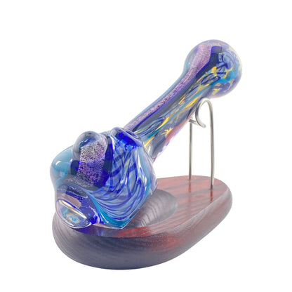 Carsten Glass 2 Strip Dichro Hand Pipe