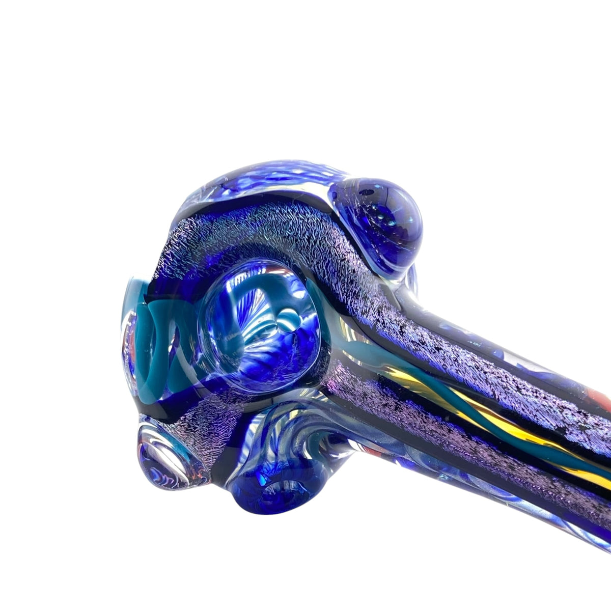 Carsten Glass 2 Strip Dichro Hand Pipe
