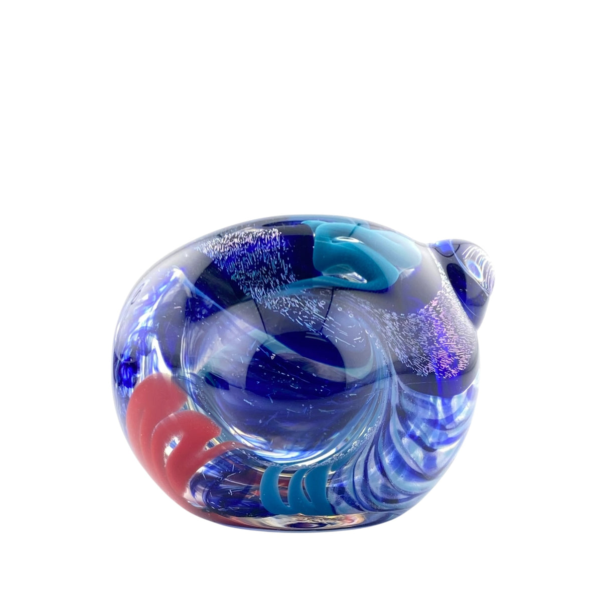 Carsten Glass 2 Strip Dichro Hand Pipe