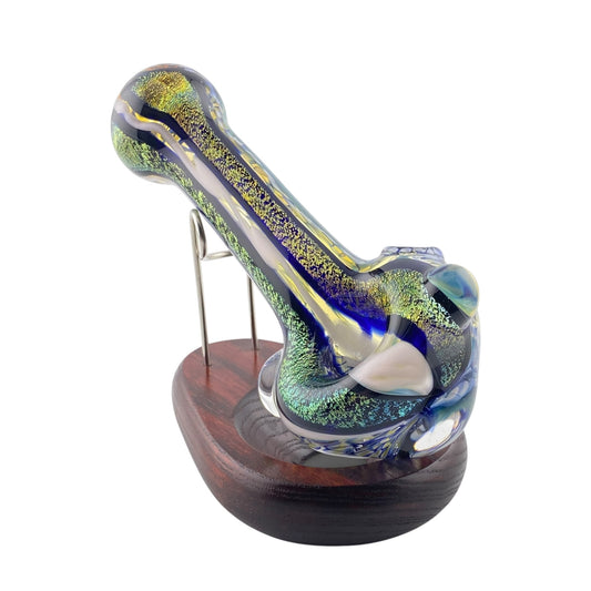 Carsten Glass 2 Strip Dichro Hand Pipe